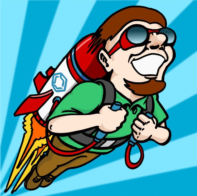 被縮短的噴氣機(jī)飛行人