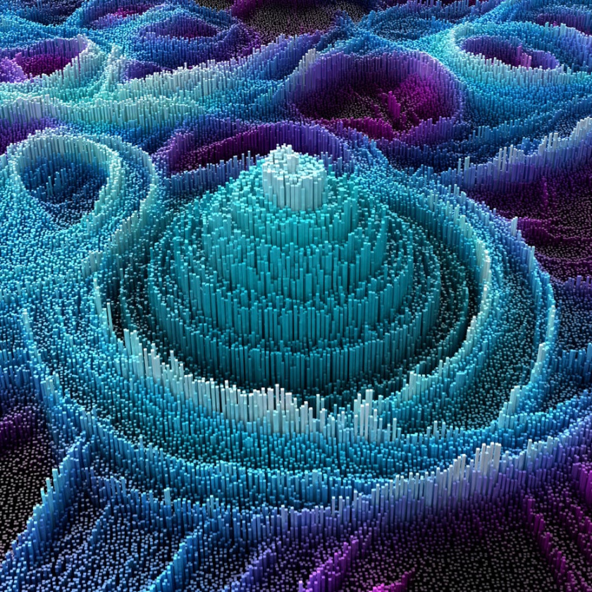 圓形3D針組成一個(gè)景觀 圓形3D針組成一個(gè)景觀