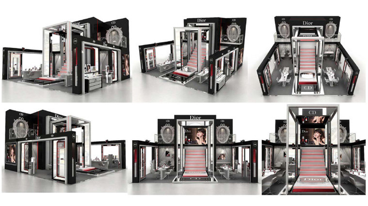 Dior化妝品專柜設(shè)計(jì)