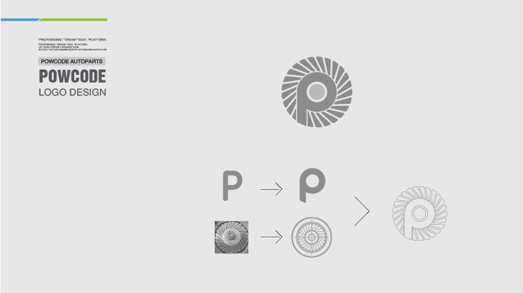 Powcode 帕柯德電動(dòng)機(jī)汽配 LOGO設(shè)計(jì)、包裝設(shè)計(jì)