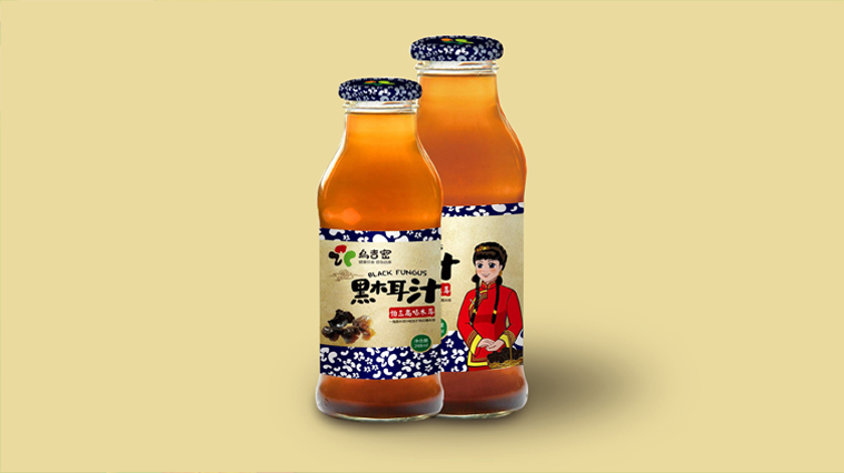 烏吉密黑木耳汁農產品包裝設計-上海農產品包裝設計案例