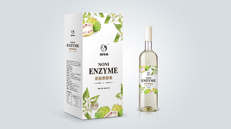 蜀陳香水果酵素禮盒紅酒裝包裝設計-上海保健品包裝設計公司