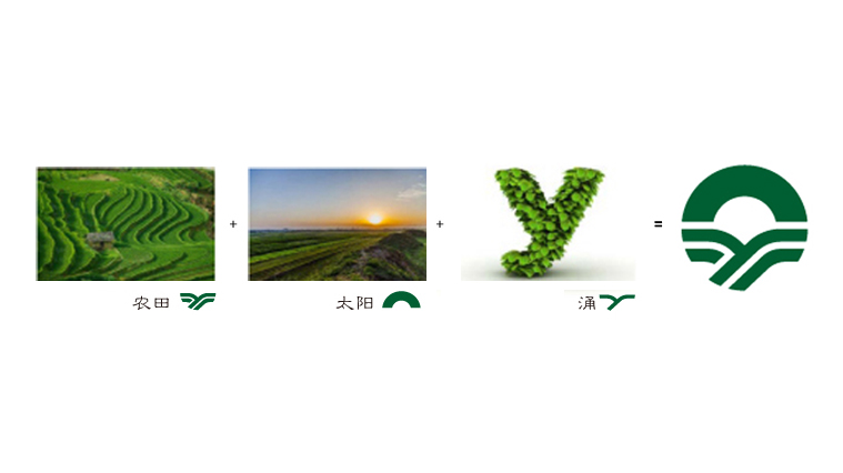 涌禾農場農業(yè)品牌商標LOGO設計概念圖示說明-上海LOGO設計公司2
