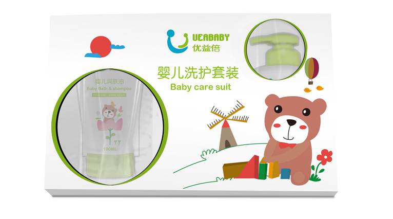 優(yōu)益倍嬰兒護(hù)膚品包裝設(shè)計(jì)與套裝禮盒包裝設(shè)計(jì)