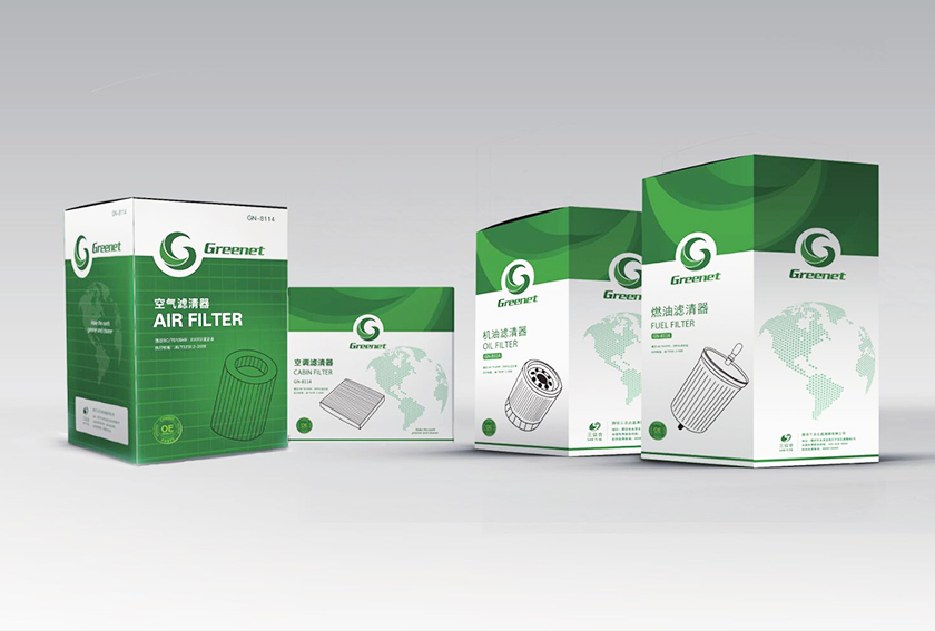 Gernnet 汽車濾清器汽配品牌命名與logo設計