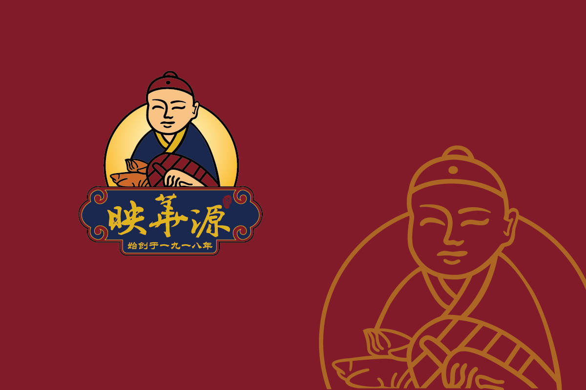 大連映華源食品餐飲公司logo設(shè)計品牌VI設(shè)計