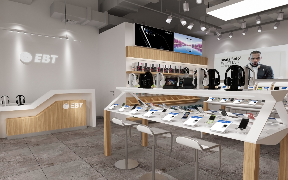 EBT數(shù)碼通信手機數(shù)碼連鎖專賣店空間設計