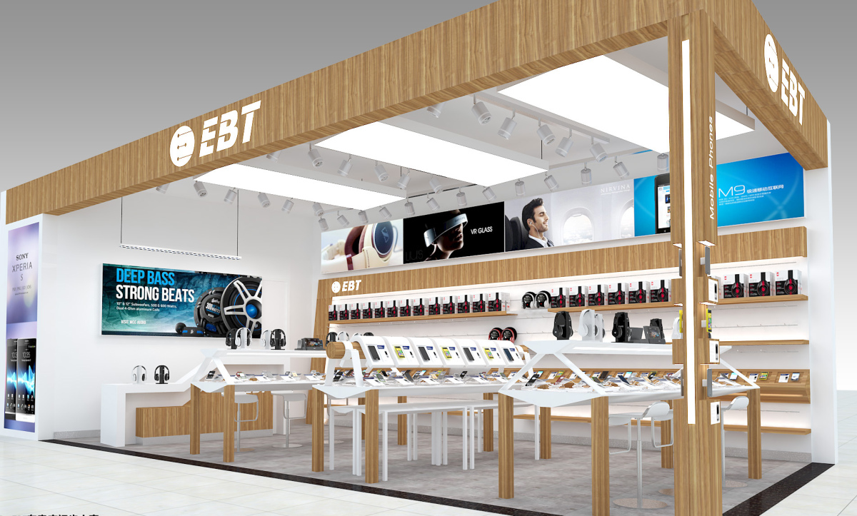 EBT數(shù)碼通信手機數(shù)碼連鎖專賣店空間設計