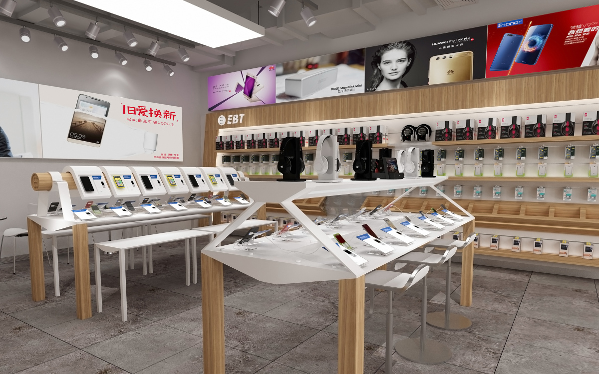 EBT數(shù)碼通信手機數(shù)碼連鎖專賣店空間設計