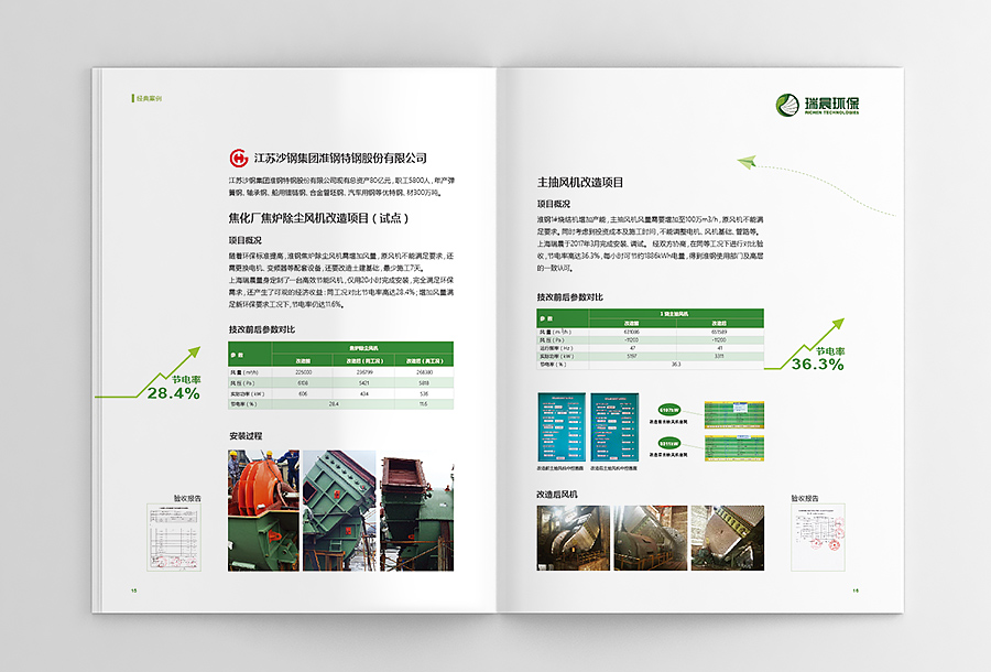 瑞晨環(huán)保水泵風機工業(yè)產品宣傳手冊設計