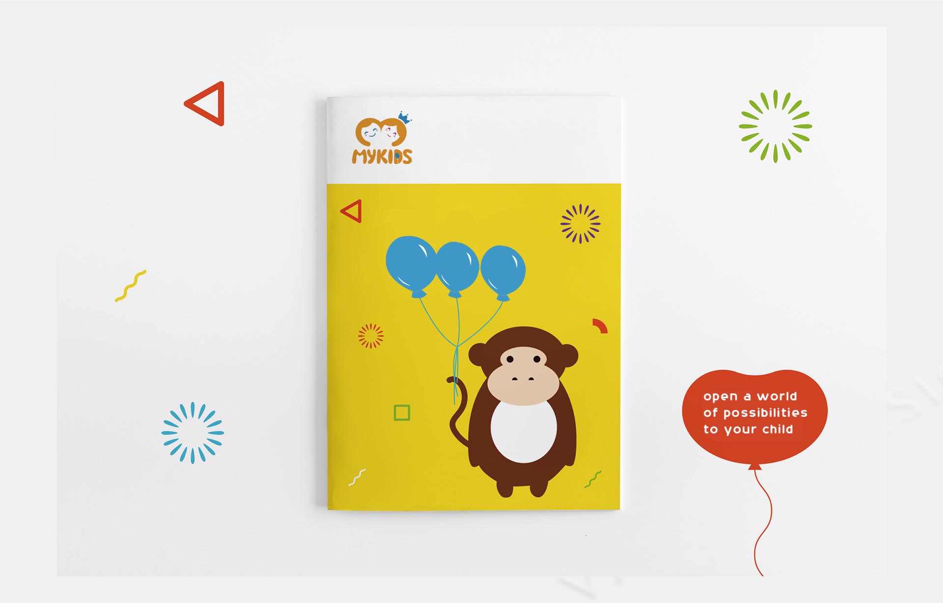 MYKIDS蒙奇思幼兒園品牌logo設(shè)計vi設(shè)計