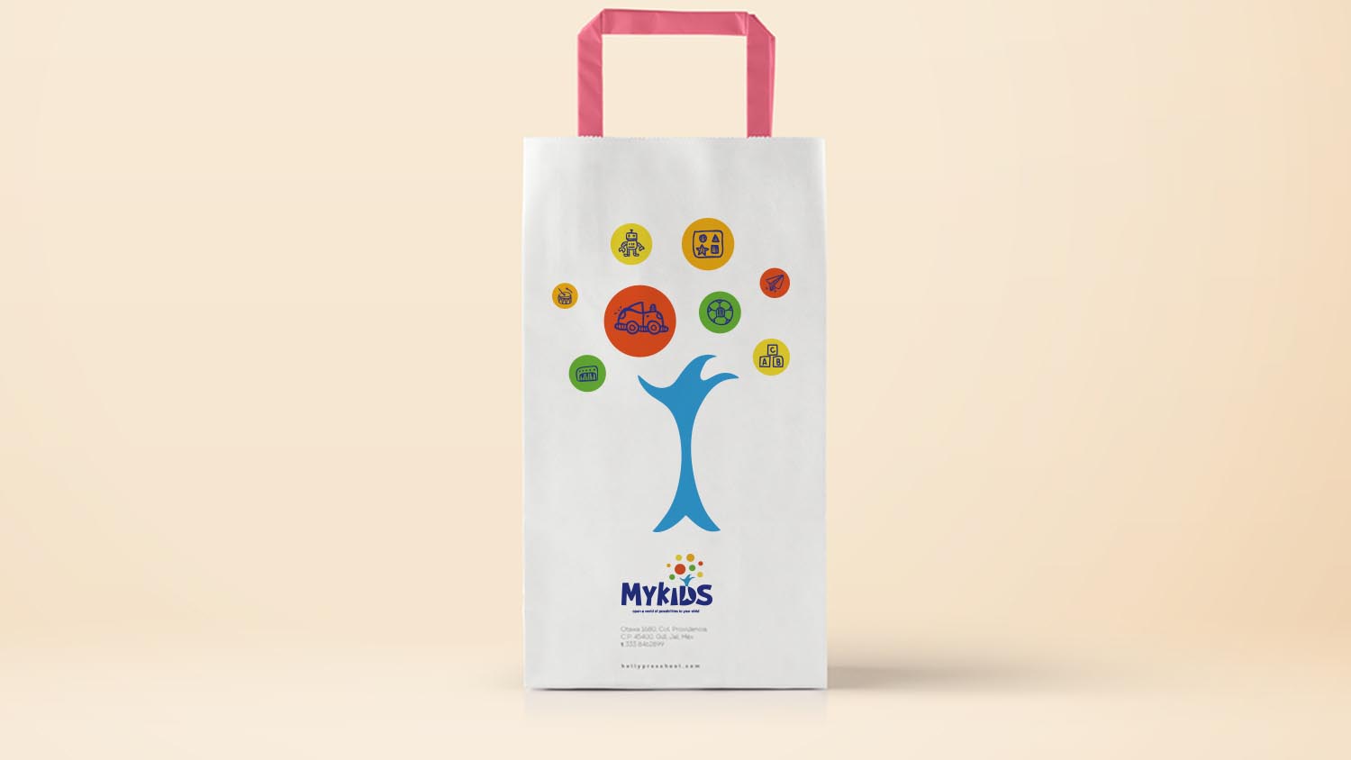 MYKIDS蒙奇思幼兒園品牌logo設(shè)計vi設(shè)計