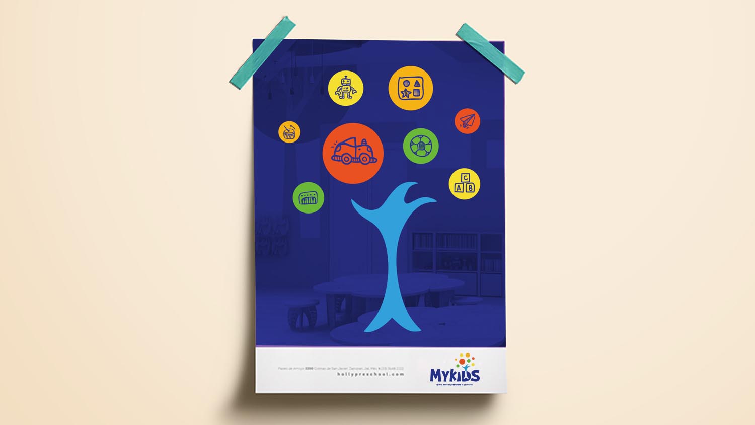 MYKIDS蒙奇思幼兒園品牌logo設(shè)計vi設(shè)計