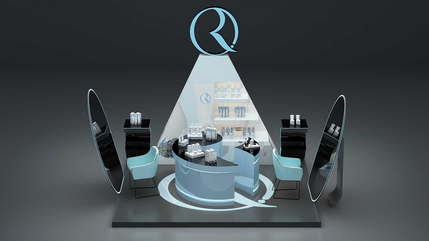 RFANNA瑞梵納化妝品專賣店空間設計