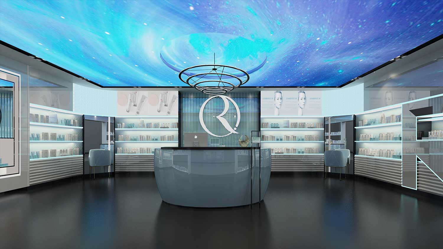 RFANNA瑞梵納化妝品專賣店空間設計