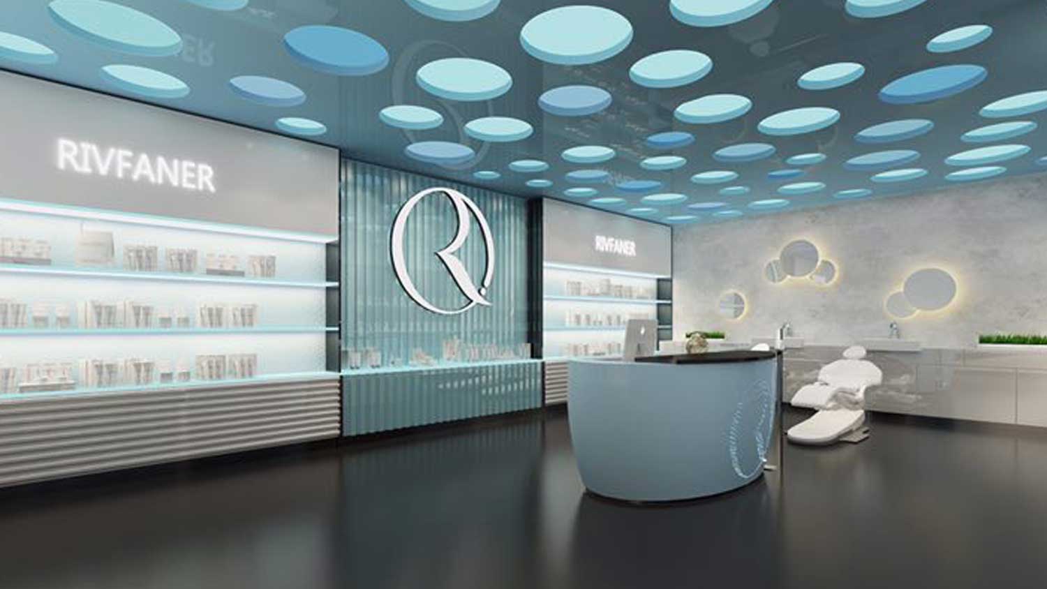 RFANNA瑞梵納化妝品專賣店空間設計