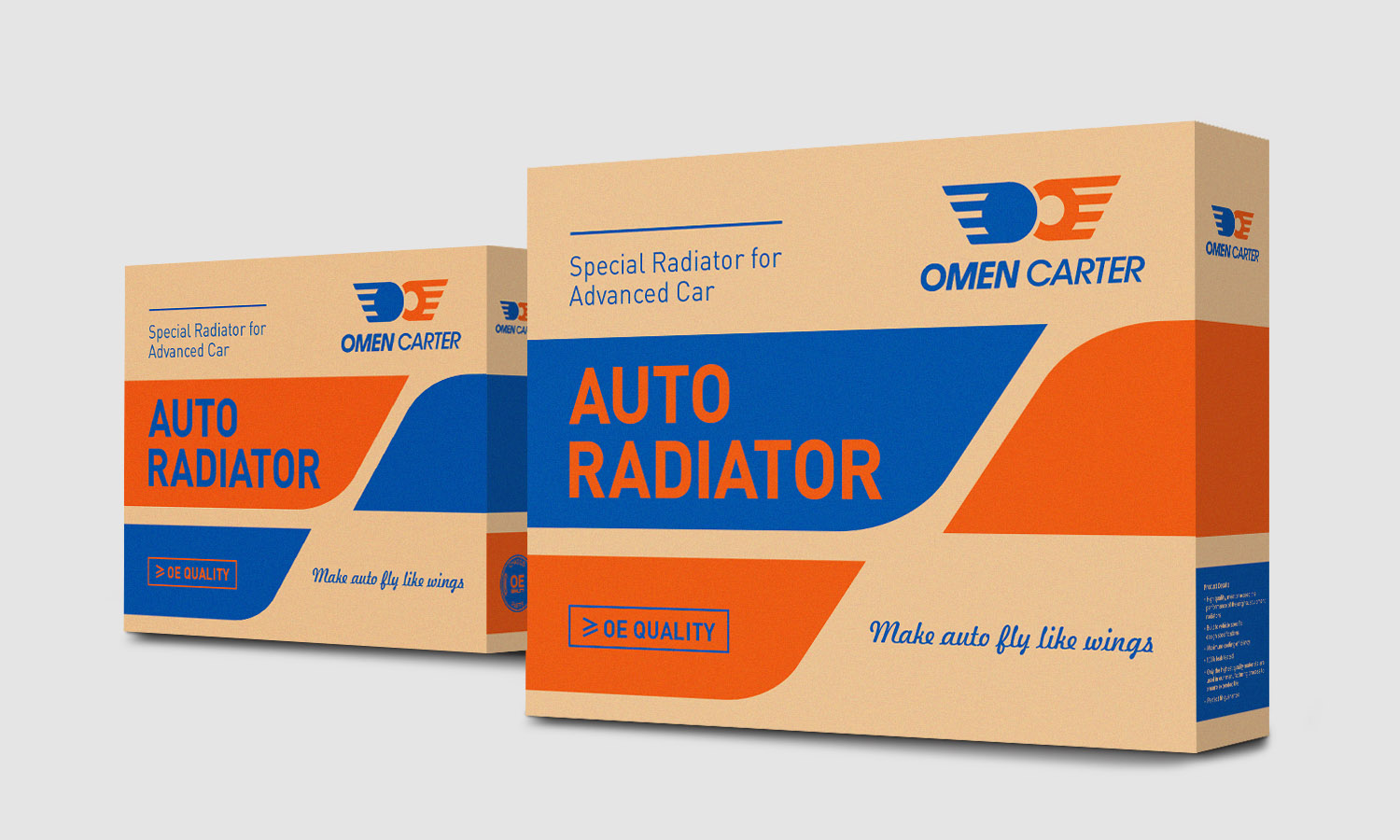OMEN CARTER 阿曼卡特汽車散熱器汽配品牌logo設(shè)計(jì)包裝設(shè)計(jì)