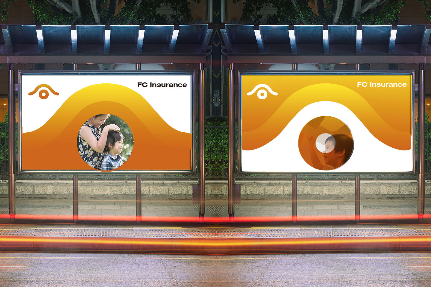 FC Insurance 保險(xiǎn)logo設(shè)計(jì)vi設(shè)計(jì)提案