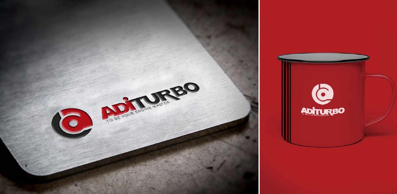 aditurbo 渦能增壓器汽車配件LOGO設(shè)計