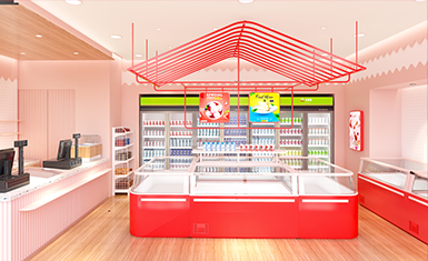 吉雪屋冷凍食品便利店連鎖店鋪空間設(shè)計(jì)