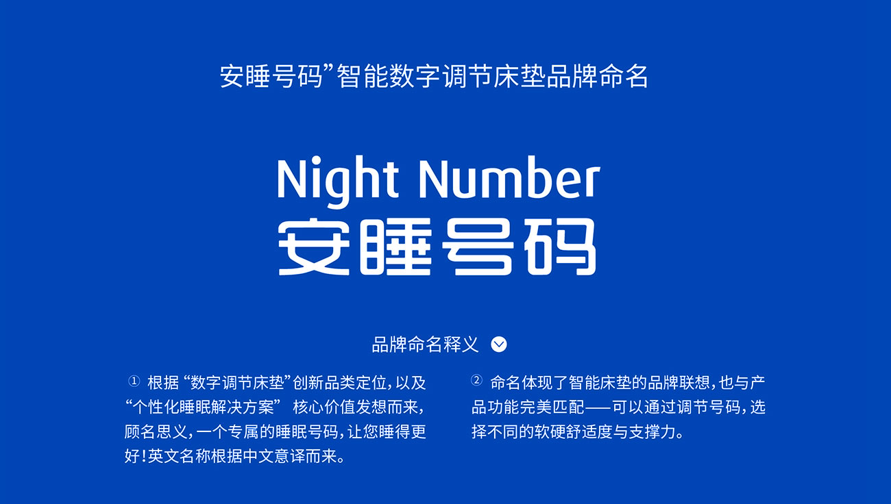 安睡號碼數(shù)字睡眠系統(tǒng)與AI空氣懸浮智能床墊品牌命名與logo設(shè)計vi設(shè)計