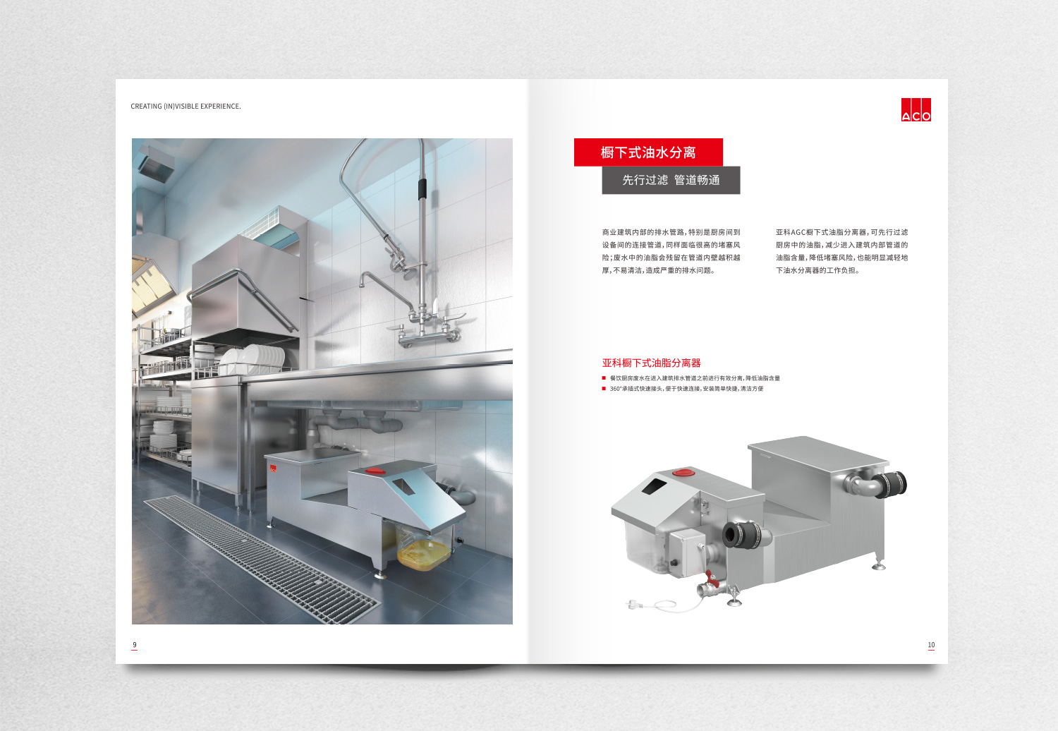 德國亞科排水“商業(yè)購物中心”排水解決方案宣傳畫冊策劃設(shè)計(jì)