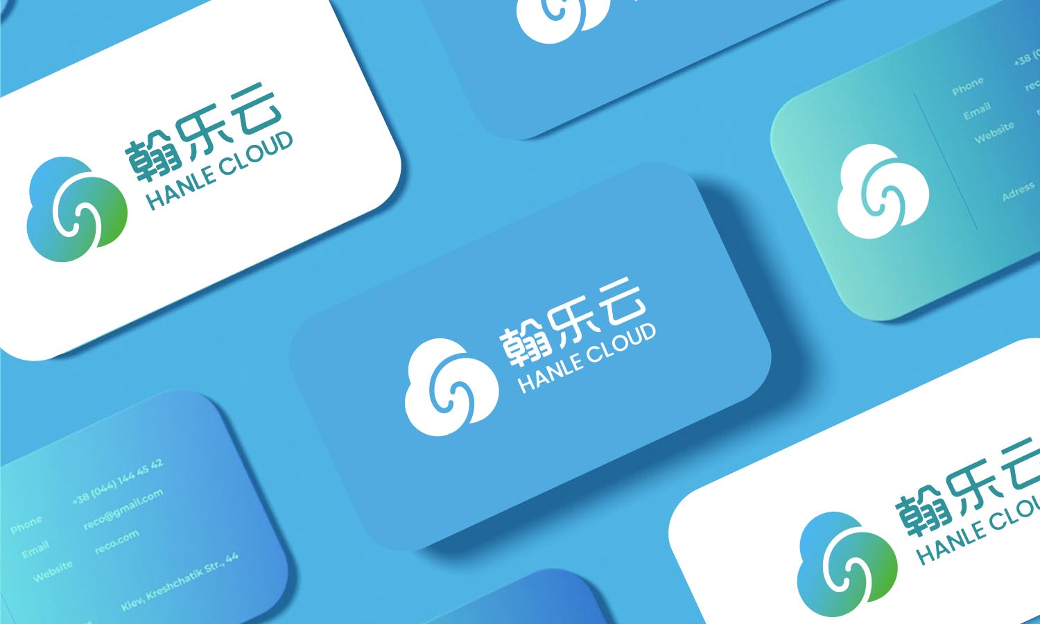 翰樂云互聯(lián)網(wǎng)醫(yī)院logo設(shè)計(jì)